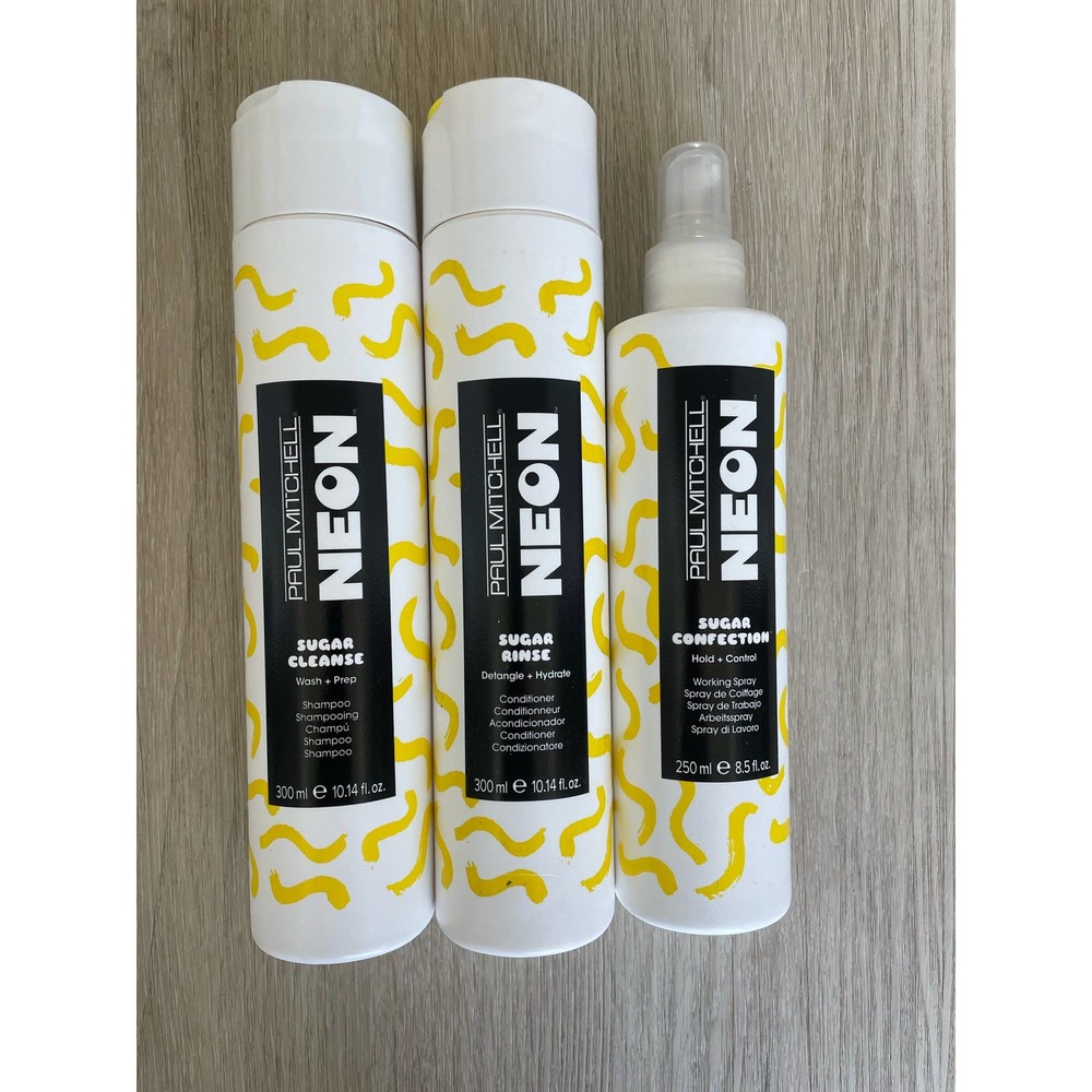 NWT Paul Mitchell Neon Sugar Shampoo, Conditioner and Spray